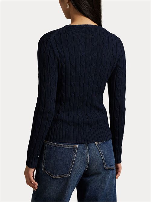 Cable knit sweater with logo RALPH LAUREN | 211971869008